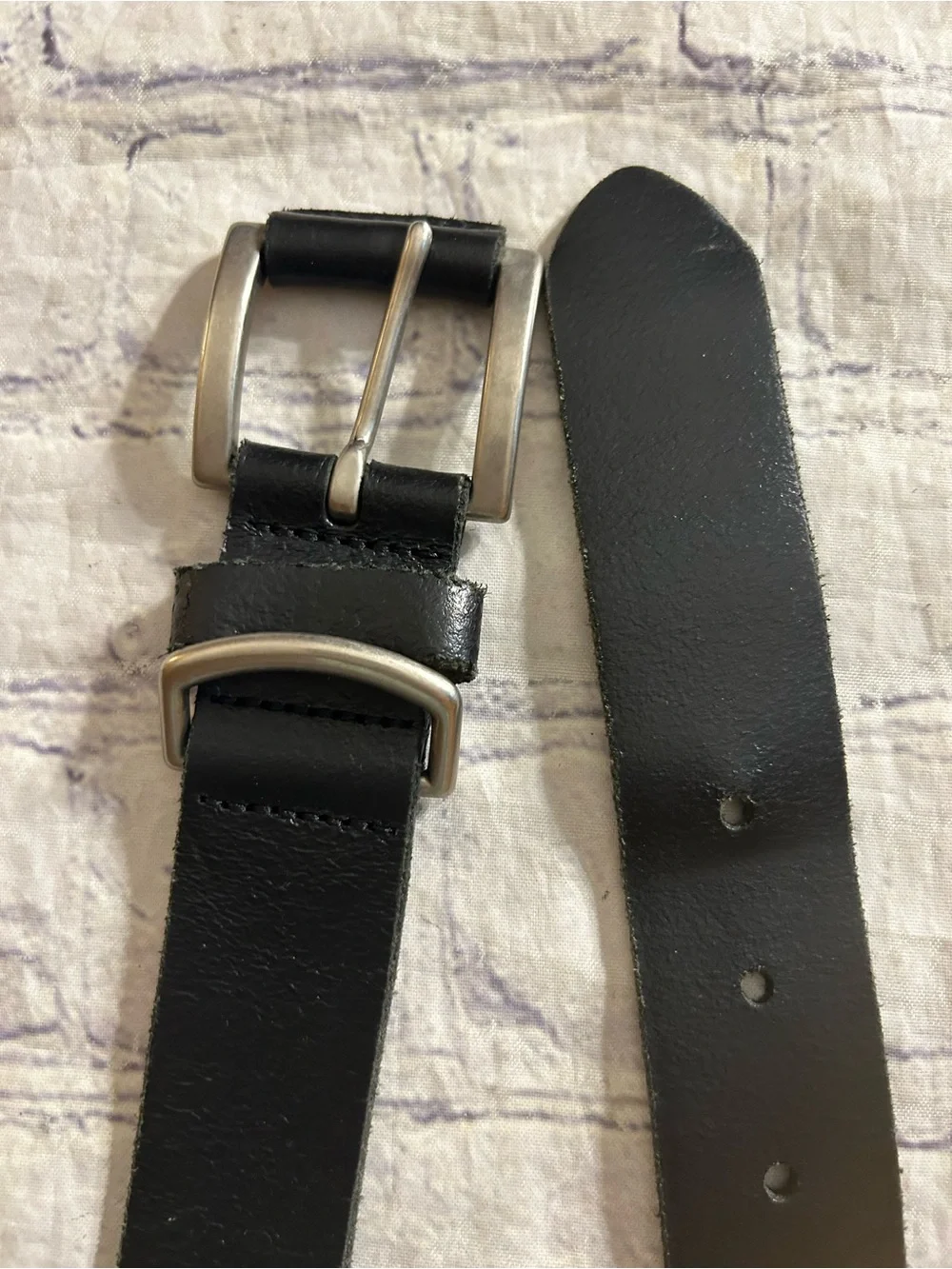 DKNY ITALY CHOCOLATE BROWN 38 & NAUTICA MED BROWN CHUNKY & BLACK LEATHER BELTS